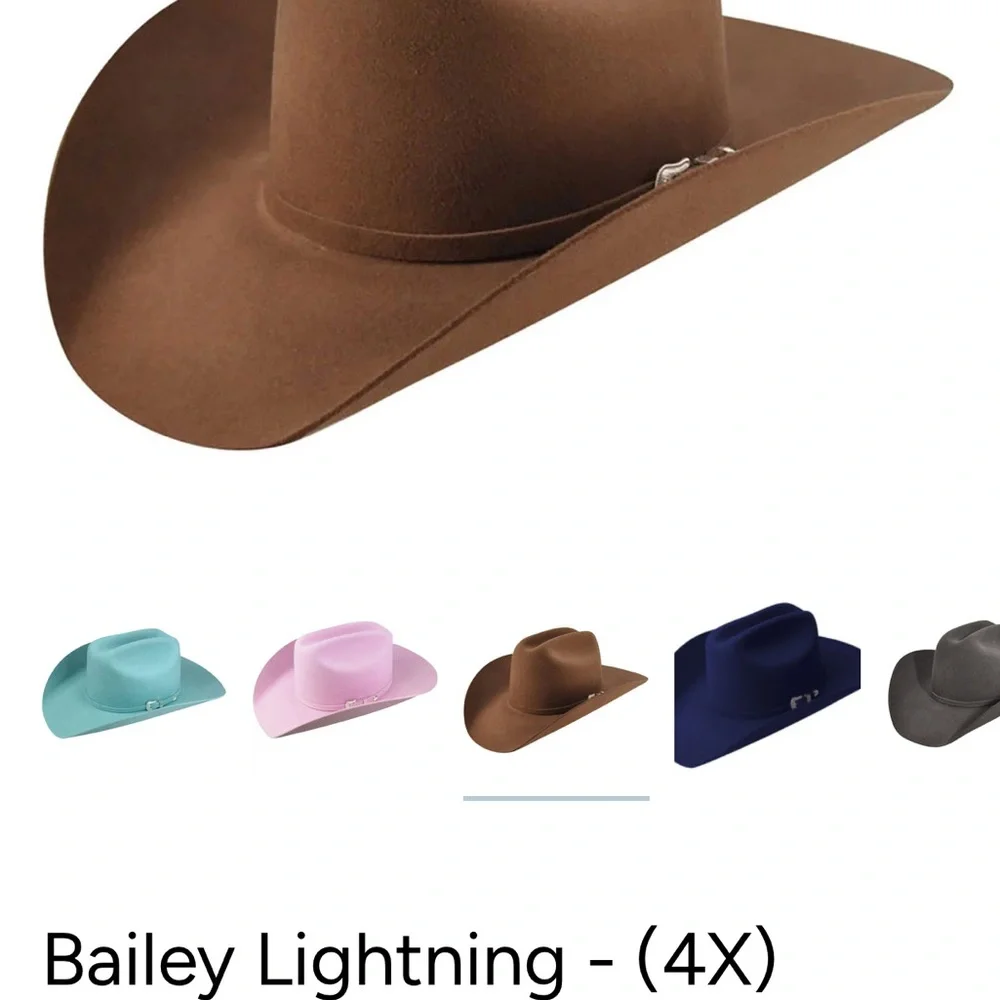 Custom Brown Cowboy Hat with Braided Band - Picture 10 of 11